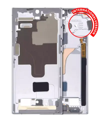 Boîtier intermédiaire pour Samsung Galaxy S22 Ultra 5G (version internationale) (blanc)