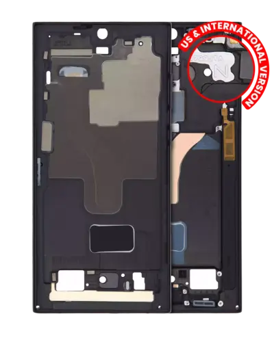 Mid-cadre châssis pour Samsung Galaxy S22 Ultra 5G (US & International Version) (Phantom Black) – Image 9