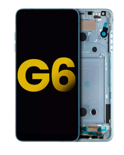 Écran LCD complet avec cadre pour LG G6 (reconditionné) (Marine Blue)
