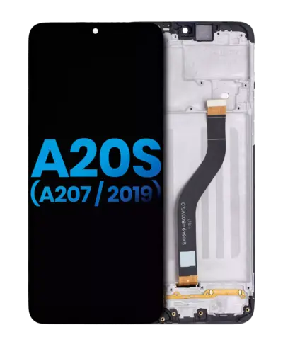 LCD Assembly With Frame For Samsung Galaxy A20s (A207 / 2019) (Aftermarket: Incell) (All Colors)