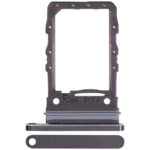 Single Sim Card Tray For Samsung Galaxy Z Flip 6 (F741) (Premium) (Black)