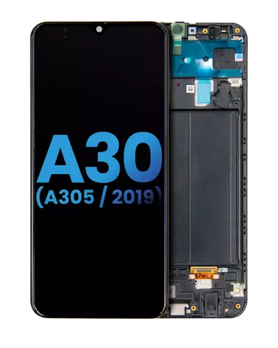 LCD Assembly With Frame For Samsung Galaxy A30 (A305 / 2019) (Aftermarket: Incell) (All Colors)