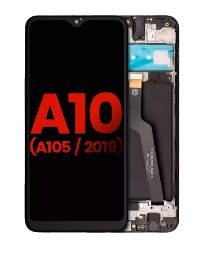 LCD Assembly With Frame For Samsung Galaxy A10 (A105 / 2019) (Single Card Version) (Aftermarket Plus) (All Colors)