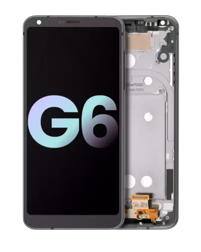 LCD Assembly With Frame For LG G6 (Genuine OEM) (Astro Black)