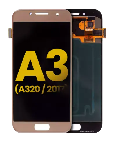 OLED Assembly Without Frame For Samsung Galaxy A3 (A320 / 2017) (Refurbished) (Gold)
