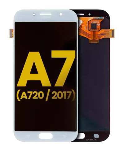 OLED Assembly Without Frame For Samsung Galaxy A7 (A720 / 2017) (Refurbished) (Sky Blue)