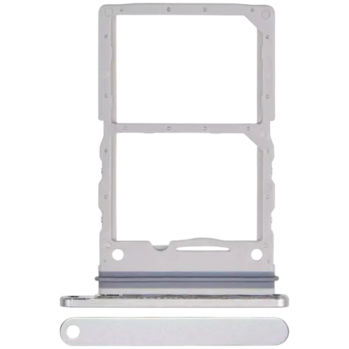 Dual Sim Card Tray For Samsung Galaxy Z Flip 6 (F741) (Premium) (White)