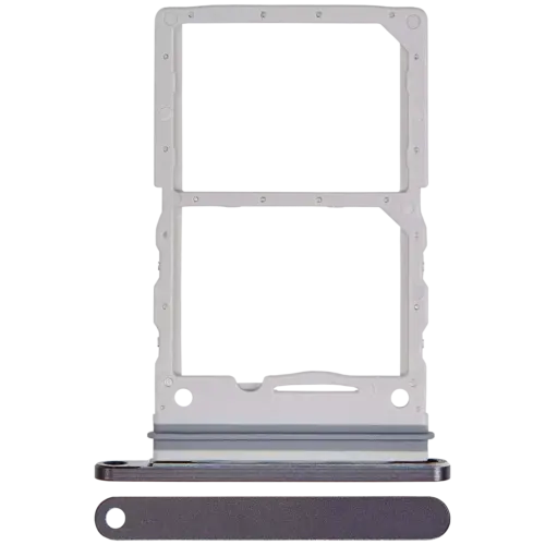 Dual Sim Card Tray For Samsung Galaxy Z Flip 6 (F741) (Premium) (Black)