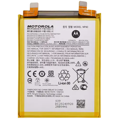 Replacement Battery For Motorola Moto Edge Edge 30 Neo (XT2245-1 / 2022) (NP40)