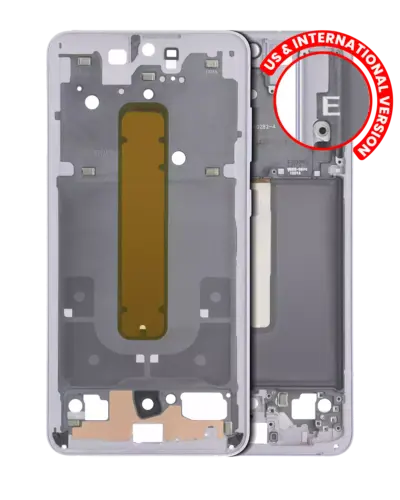 Boîtier intermédiaire pour Samsung Galaxy S21 FE 5G (versions US et internationale) (lavande)