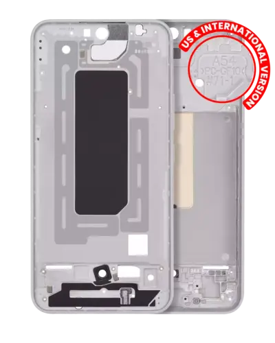 Boîtier intermédiaire pour Samsung Galaxy A54 5G (A546 / 2023) (version US et internationale) (Blanc)