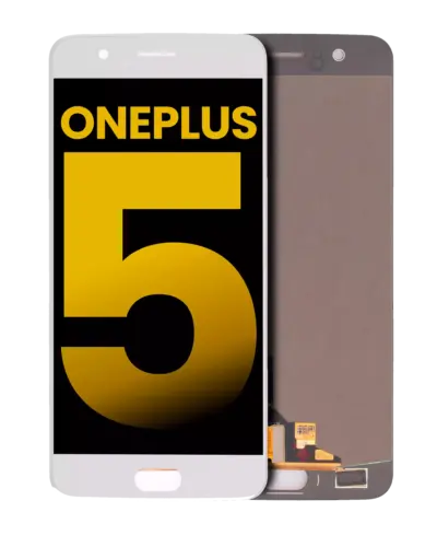 LCD Assembly Without Frame For OnePlus 5 (Refurbished) (White)