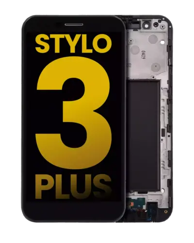 LCD Assembly With Frame For LG Stylo 3 Plus (TP450 / MP450 / M470) (Refurbished) (Black)