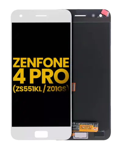 LCD Assembly Without Frame For Asus ZenFone 4 Pro (ZS551KL / 2017) (Refurbished) (White)