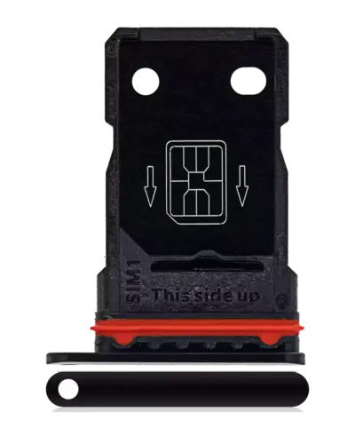 Dual Sim Card Tray For OnePlus 8 Pro (Onyx Black)