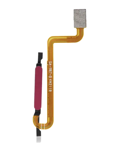 Lecteur d'empreintes digitales avec câble flexible pour T-Mobile Revvl V+ 5G (rouge rose)