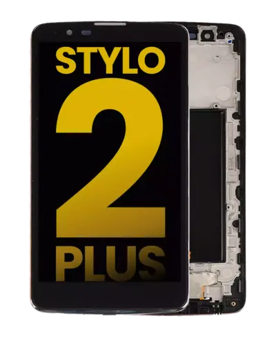 LCD Assembly With Frame For LG Stylo 2 Plus (K550 / MS550) (Refurbished) (Black)