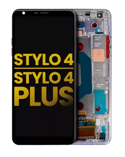LCD Assembly With Frame For LG Stylo 4 / Stylo 4 Plus (Refurbished) (Lavender Violet)