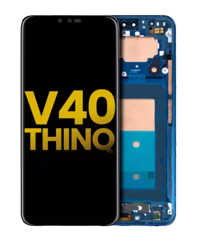 OLED Assembly With Frame For LG V40 ThinQ (Refurbished) (Blue)
