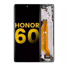 Bloc écran OLED avec cadre pour Honor 60 (reconditionné) (noir)