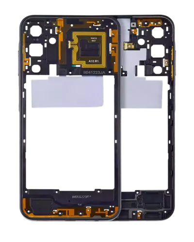 Mid-Frame Housing For Samsung Galaxy A15 (A155 / 2023) (Brave Black)
