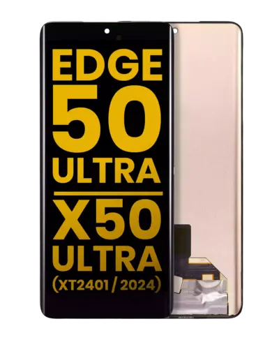 OLED Assembly Without Frame For Motorola Moto Edge 50 Ultra / X50 Ultra (XT2401 / 2024) (Refurbished) (All Colors)