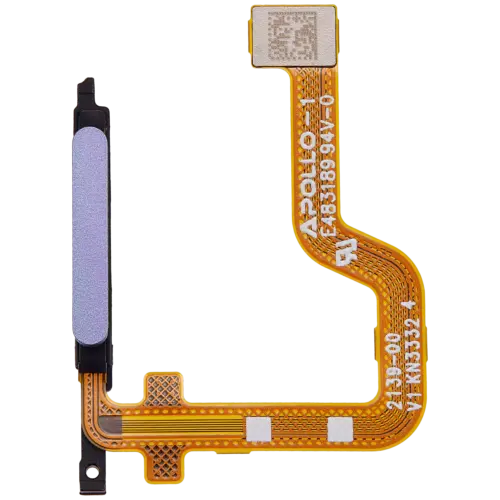 Fingerprint Reader With Flex Cable For Motorola Moto G13 (XT2331 / 2023) (Genuine OEM) (Blue Lavender)