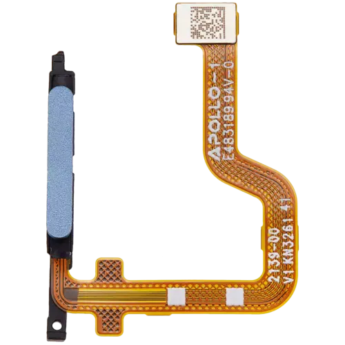 Fingerprint Reader With Flex Cable For Motorola Moto G23 (XT2333 / 2023) (Genuine OEM) (Steel Blue)