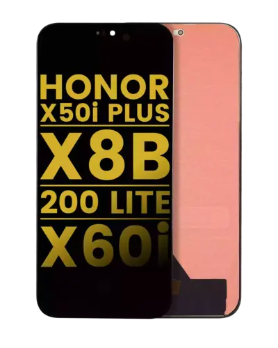 OLED Assembly Without Frame For Honor X50i Plus / X8B / X8C /200 lite / PIay 8T Pro / PIay 9T Pro / X60i (Refurbished) (All Colors)