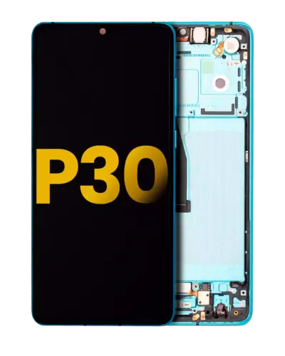 OLED Assembly With Frame For Huawei P30 (2019) (Refurbished) (Aurora)