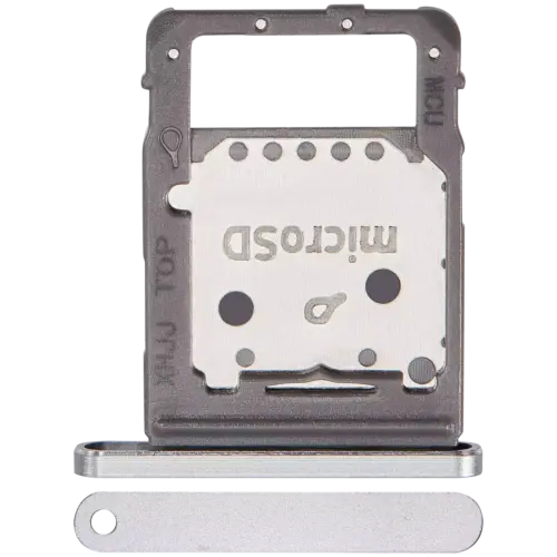 Micro SD Sim Card Tray For Samsung Galaxy Tab S8 (X700 / X706 / 2022) / Tab S8 Plus 5G (X800 / X806 / 2022) / Tab S8 Ultra (X900 / X906 ) (2022) (Silver)