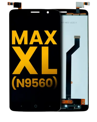 LCD Assembly Without Frame For ZTE Max XL (N9560) (Refurbished) (Black)