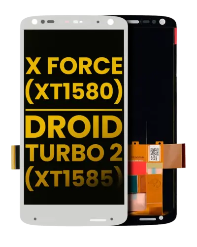 LCD Assembly Without Frame For Motorola Moto X Force (XT1580 / 2015) / Droid Turbo 2 (XT1585 / 2015) (Refurbished) (White)
