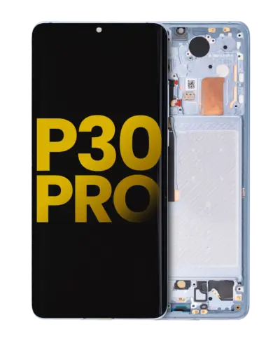 Écran OLED avec cadre pour Huawei P30 Pro (Aftermarket Plus) (Breaking Crystal)