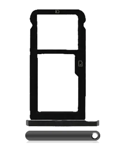 Sim Card Tray For ZTE ZMax Pro (Z981) (Black)