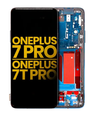 OLED Assembly With Frame For OnePlus 7 Pro / 7T Pro (Refurbished) (Nebula Blue)