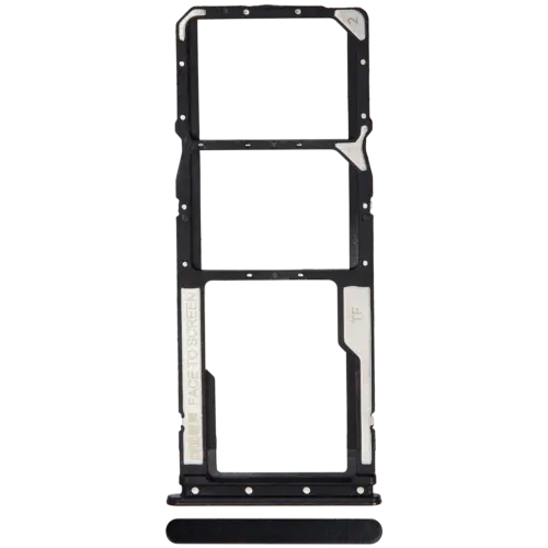 Dual Sim Card Tray For Xiaomi Redmi 11 Prime 5G / Note 11E 5G (Thunder Black)