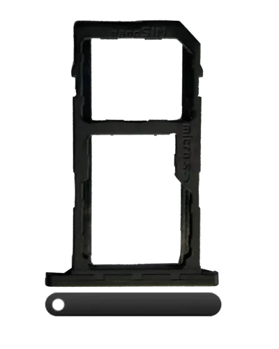 Tiroir SIM pour LG K10 (2018) / K30 / Phoenix Plus (noir) – Image 2