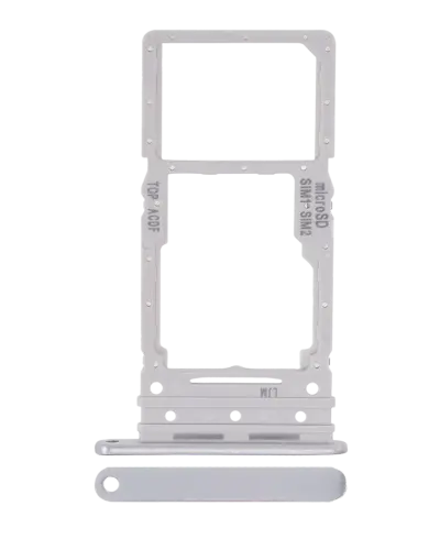 Dual Sim Card Tray For Samsung Galaxy A34 (A346 / 2023) (Silver)