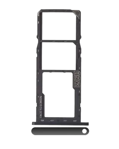 Dual Sim Card Tray For Motorola Moto G7 Play (XT1952 / 2019) (Black)