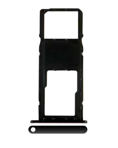 Single Sim Card Tray For Motorola Moto G7 Power (XT1955 / 2019) (International Version) (Ceramic Black)