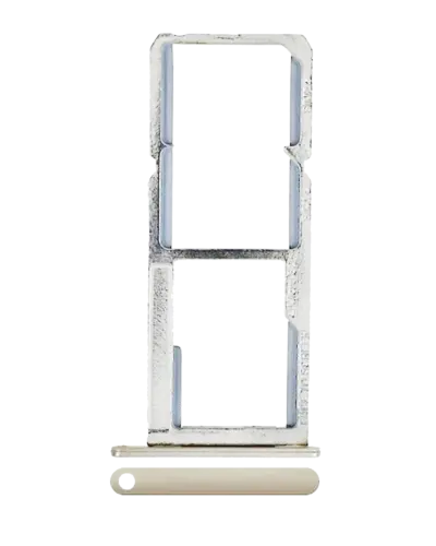 Dual Sim Card Tray For Motorola Moto G6 Play / G6 Forge (XT1922 / 2018) (Gold)