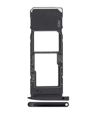 Single Sim Card Tray For Motorola Moto G7 (XT1962 / 2019) / G7 Plus (XT1965-2 / 2019) (Black)