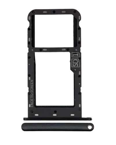 Single Sim Card Tray For Motorola Moto G7 Play (XT1952 / 2019) (Black) (US Version)