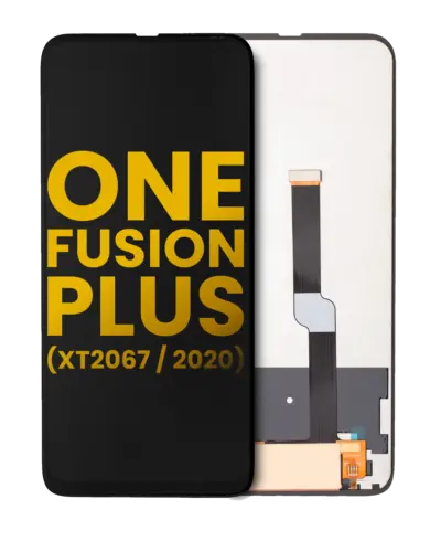 LCD Assembly Without Frame For Motorola One Fusion Plus (XT2067 / 2020) (Refurbished) (Black)
