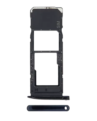 Single Sim Card Tray For Motorola Moto G7 (XT1962 / 2019) / Moto G7 Plus (XT1965-2 / 2019) (Deep Indigo / Blue) – Image 6