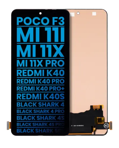 LCD Assembly Without Frame For Xiaomi Poco F3 / MI 11i / MI 11X / MI 11X Pro / Redmi K40 / K40 Pro / K40 Pro+ / K40S / Black Shark 4 / Black Shark 4 Pro / Black Shark 4S / Black Shark 4S Pro / Black Shark 5RS (Aftermarket: Incell) (All Colors)