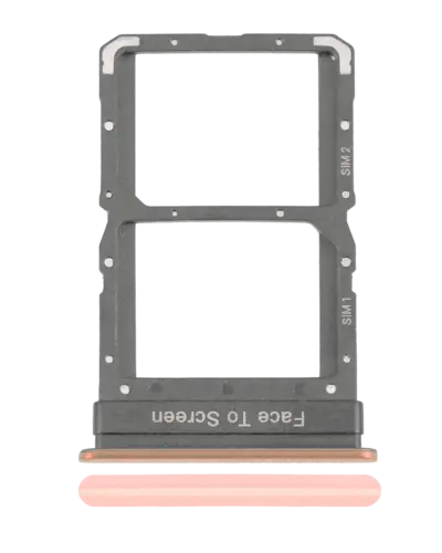 Dual Sim Card Tray For Xiaomi Mi 10 5G / Mi 10 Pro (Peach Gold)