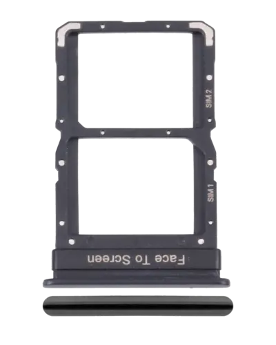 Dual Sim Card Tray For Xiaomi Mi 10 Lite 5G (Cosmic Gray) – Image 5