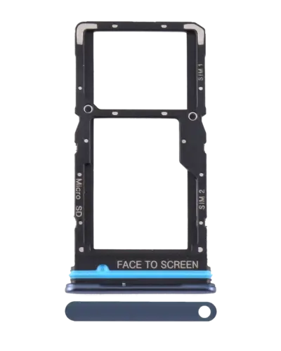 Dual Sim Card Tray For Xiaomi Mi 10T Lite 5G / Note 9 Pro 5G (Atlantic Blue)